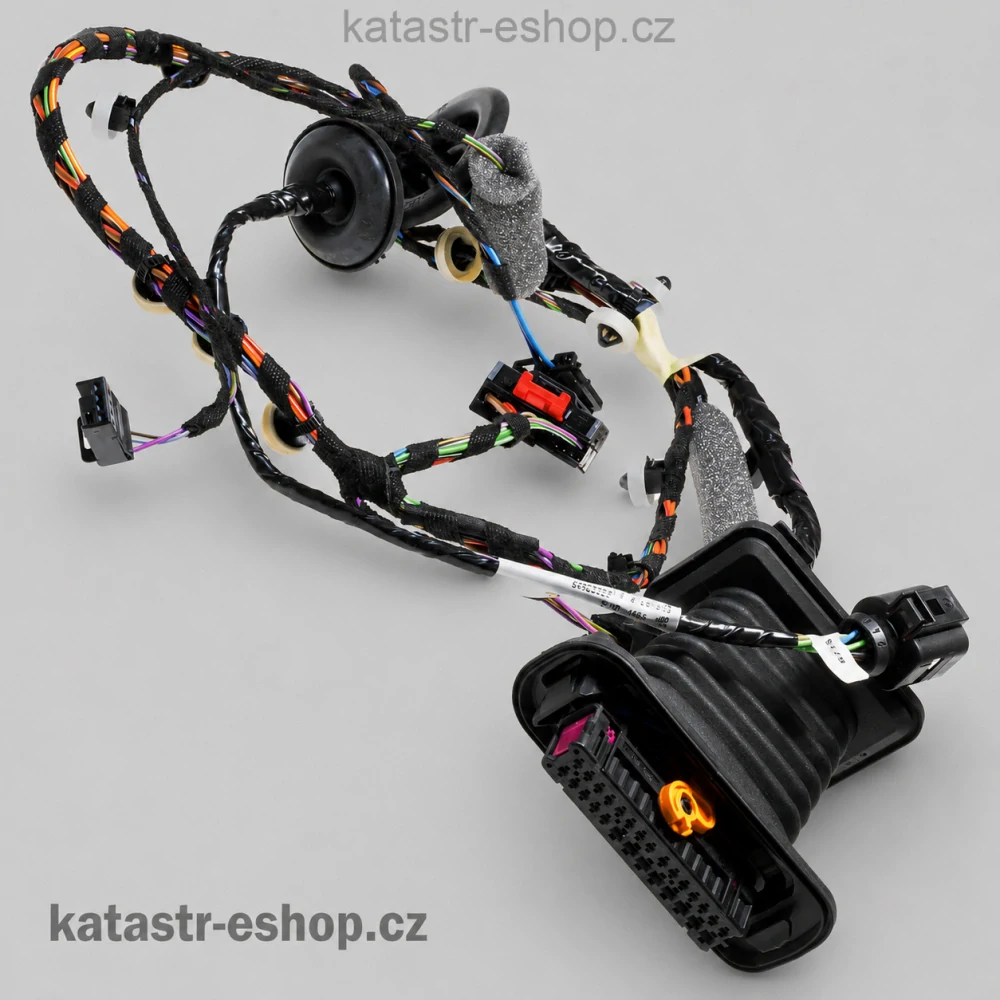 Elektroinstalace zadních levých dveří Škoda 3T0971161S, Nový originální díl, dodání 6-10dní