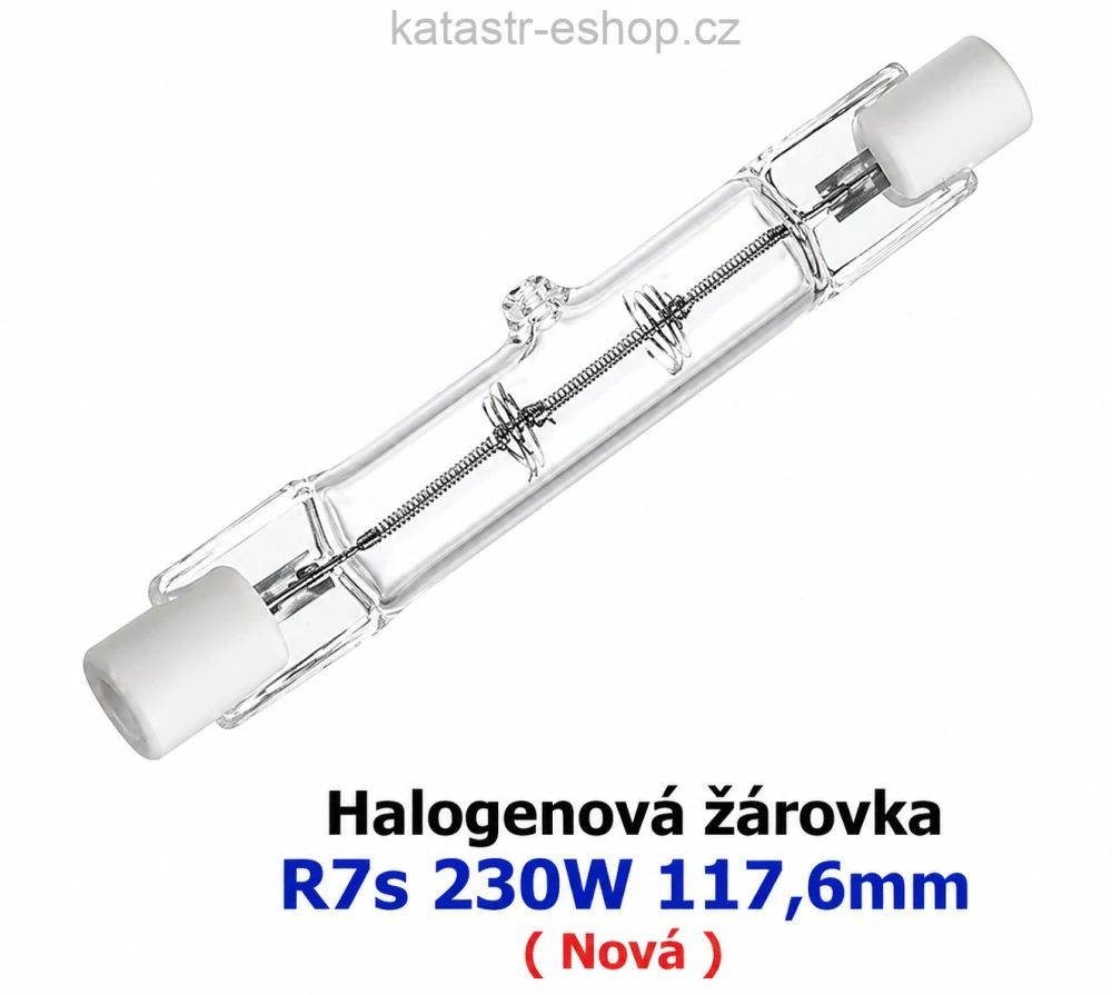 Halogenová žárovka R7s 230W 117,6mm ( Nová )