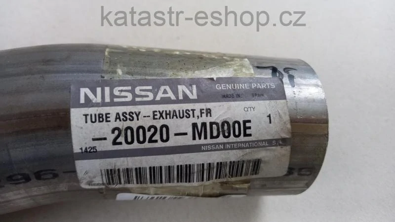 20020MD00E NISSAN ORIGINÁLNÍ DÍL VÝFUKU, DODÁNÍ 6-10DNÍ